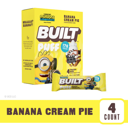 Minions and Monsters Banana Cream Pie Puff 4ct