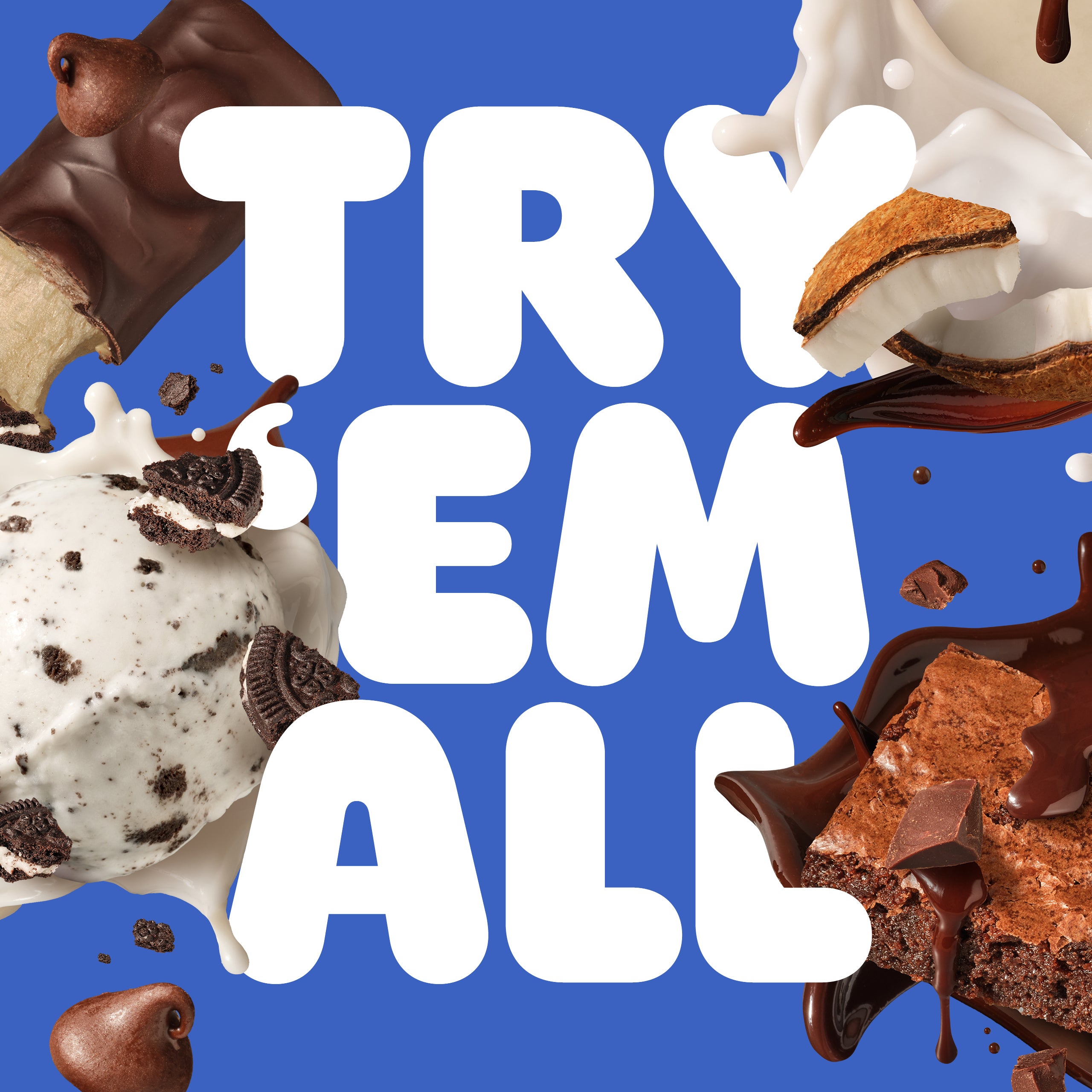 Cookies 'N Cream Puff 4 ct | Cookies & Cream Protein Bar | BUILT