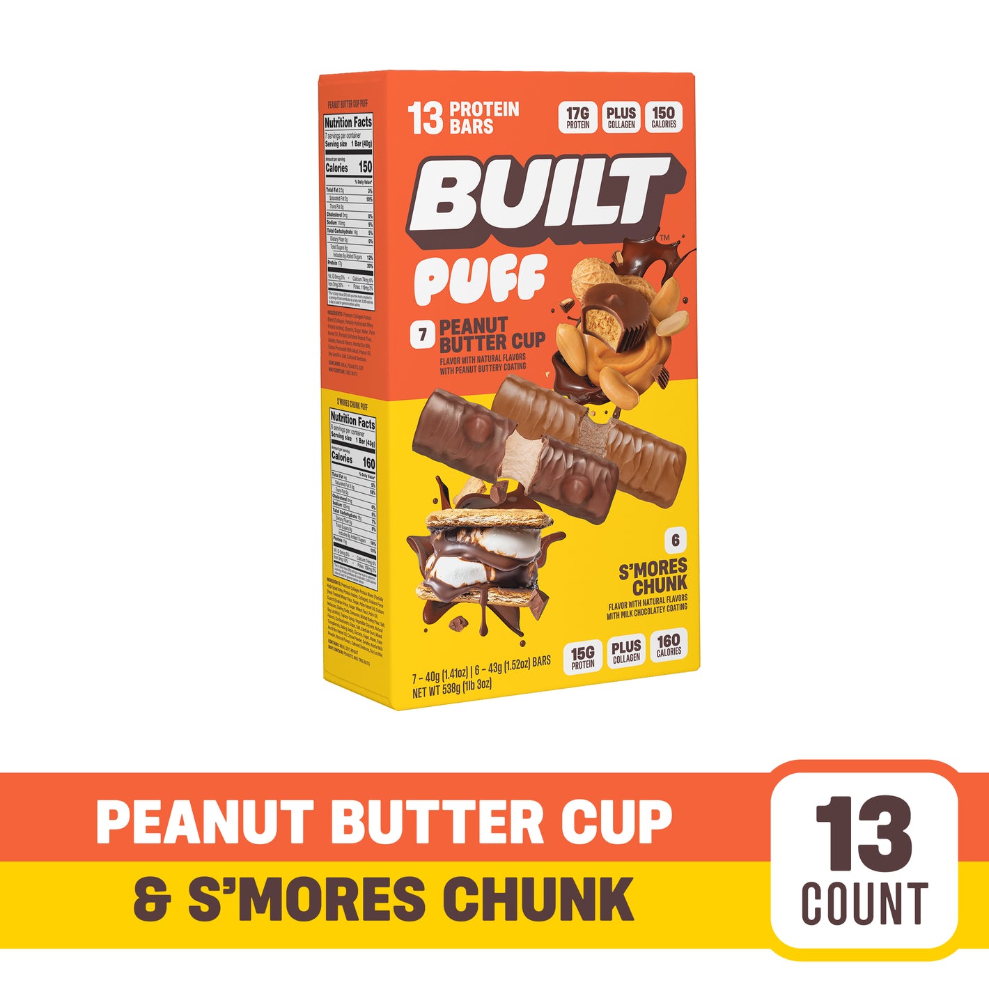 Variety Pack: Peanut Butter Cup + S'Mores Chunk