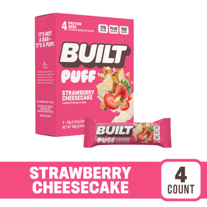 Strawberry Cheesecake Puff - 4ct