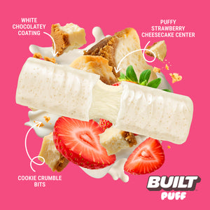 Strawberry Cheesecake Puff - 4ct