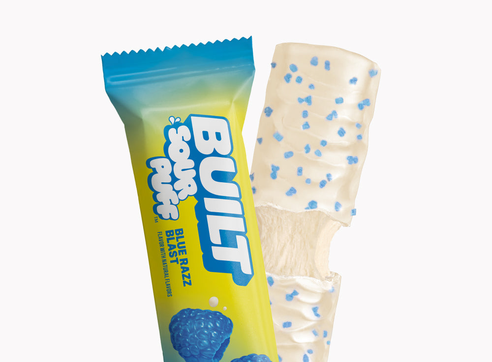 Built Bar Sour Puff, Blue Razz Blast / 12 Bars Built Bar Sour Puff, Blue Razz Blast / 12 Bars